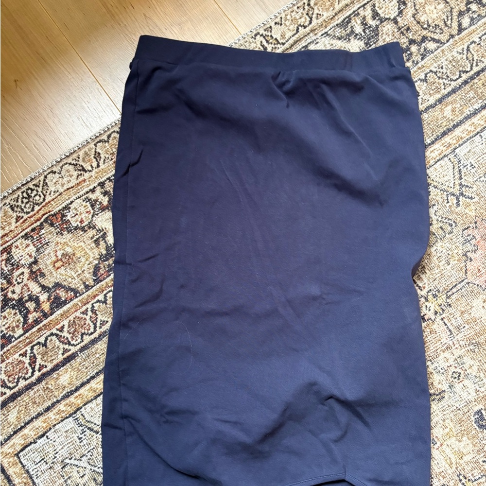 Elegant Navy Midi Skirt